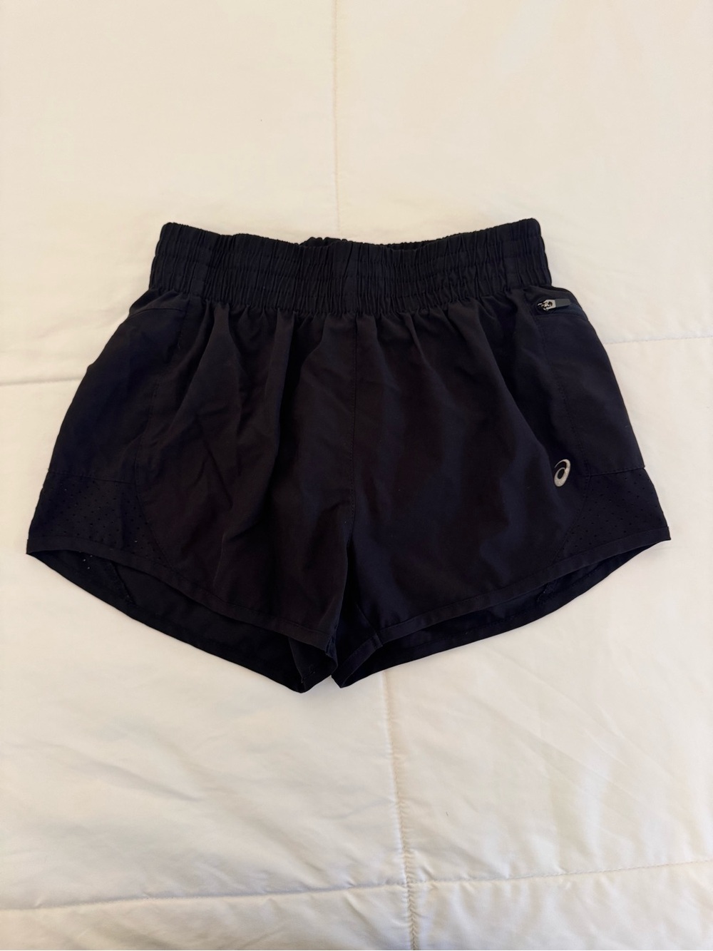 Asics Black Women's Athletic Running Shorts